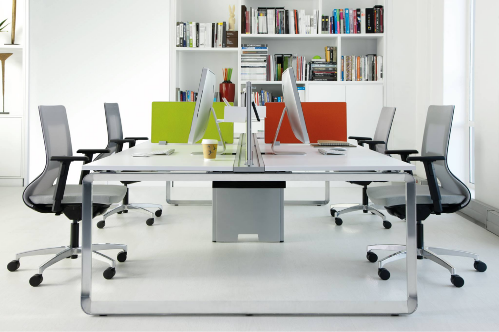 open layout office space to increase productivity and comfortability